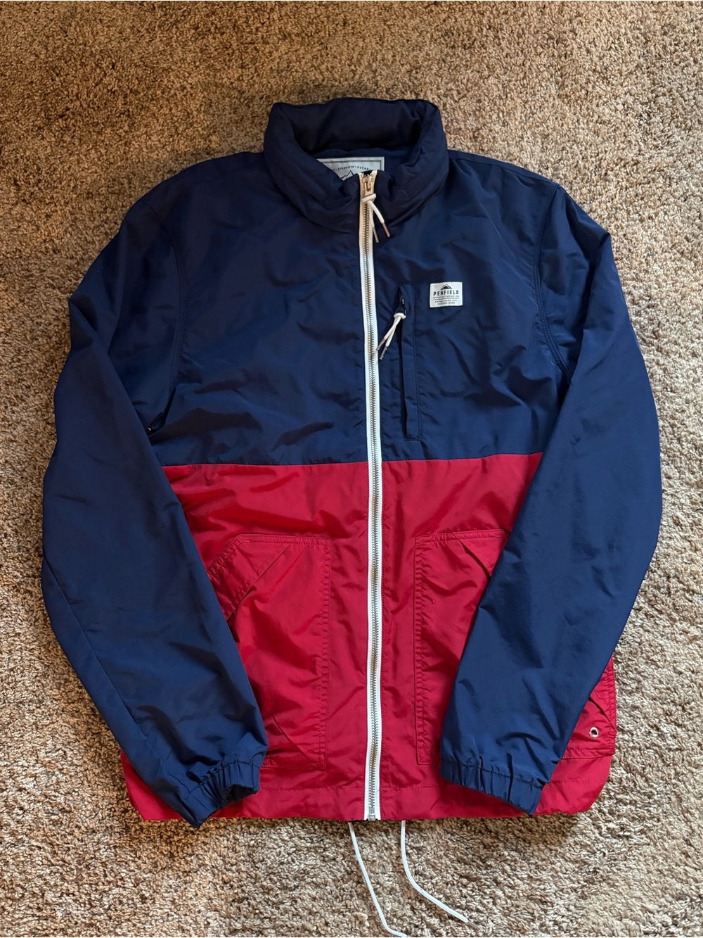 Penfield Barnes Two Tone Windbreaker Rain Jacket